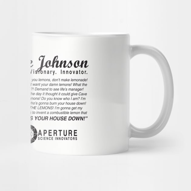 Portal 2 "Aperture Science Founder Cave Johnson" by LittleBearArt